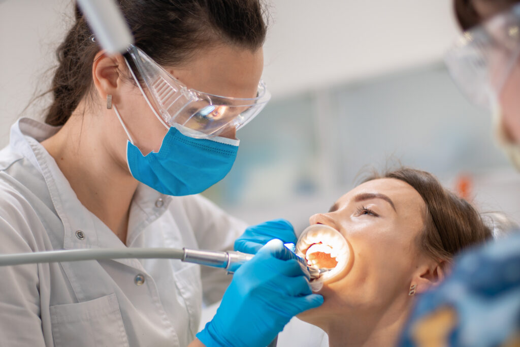 Dentist Inspection for Invisalign Implanting